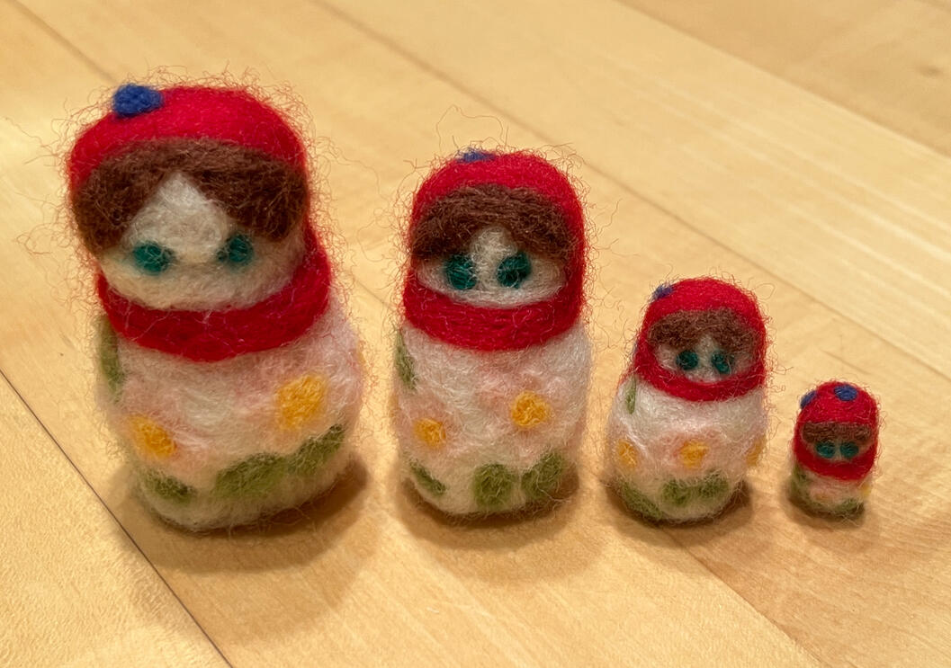 Felted Nesting Dolls